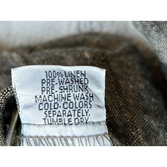 Via Vai by Pollero Button Front Long Sleeve Textured Linen Jacket Medium Gray - Picture 4 of 8